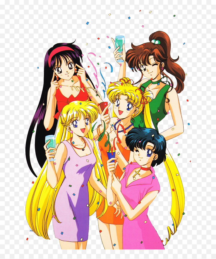 Serena Tsukino Ami Mizuno Rei Hino - Sailor Moon Sailor Mercury Sailor Mars Sailor Jupiter Sailor Venus Png,Sailor Moon Png
