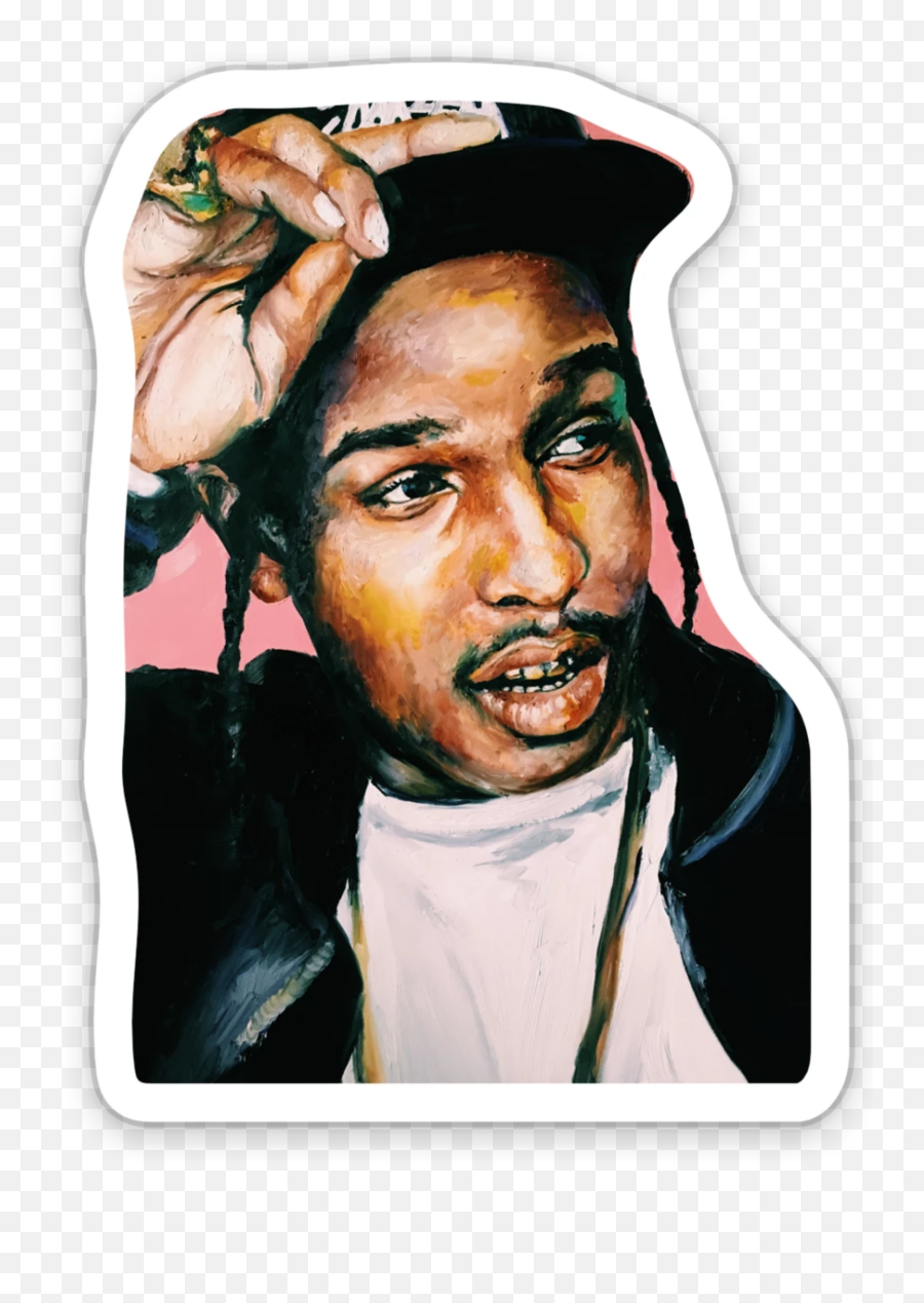 Asap Rocky - Asap Rocky Oil Painting Png,Asap Rocky Png