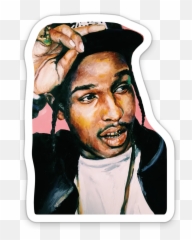 Asap Rocky - Asap Rocky Oil Painting Png,Asap Rocky Png