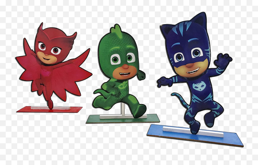 Pj Masks Standees - Pj Mask Power Of 3 Png,Pj Masks Png