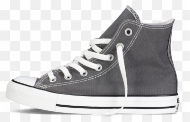 Png Transparent Converse - Charcoal High Top