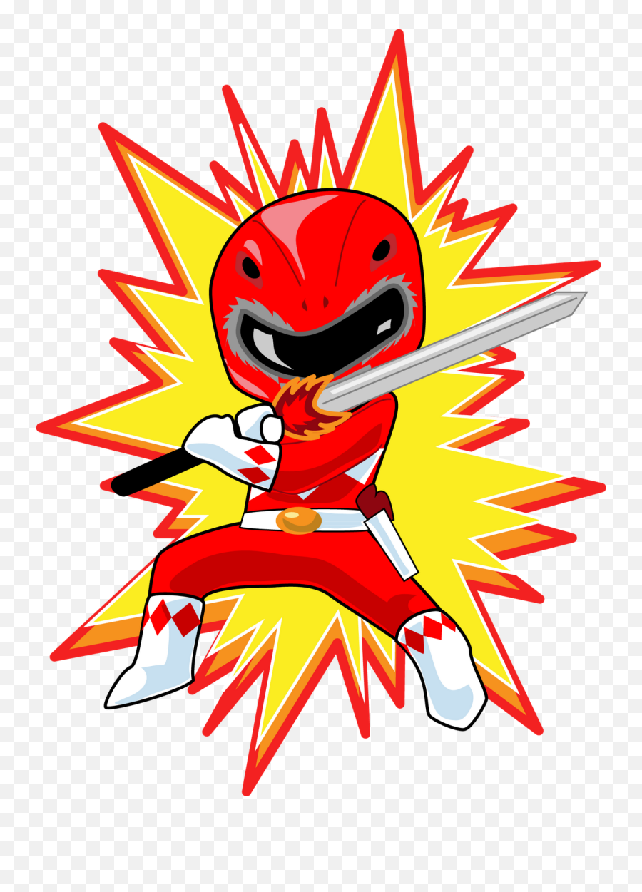 Just Thought Iu0027d Share - Power Ranger Bday Cards Clipart Red Power Ranger Chibi Png,Power Rangers Transparent
