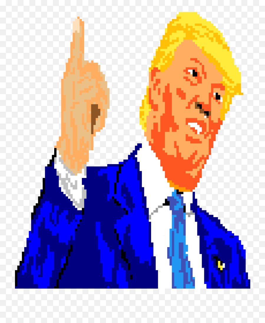 Trump Head Png - Pixelated Donald Trump,trump Head Png - Free 