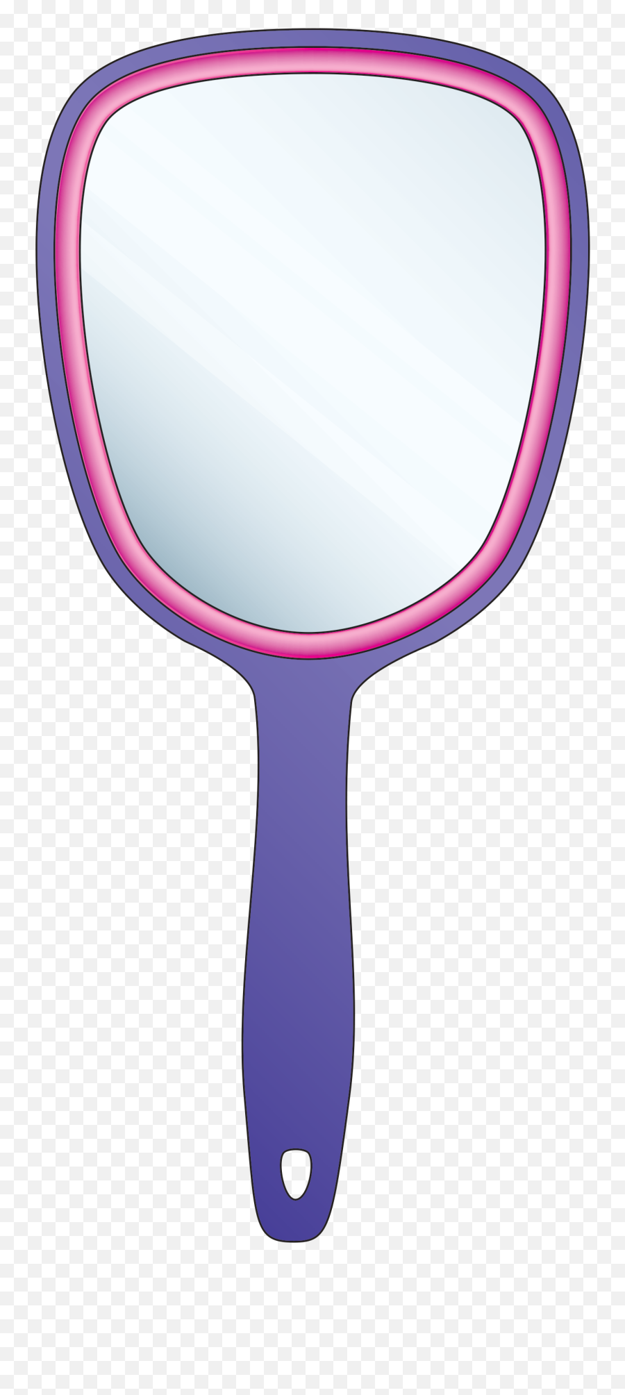 Racket Transparent Cartoon - Hand Held Mirror Clipart Png,Hand Mirror Png