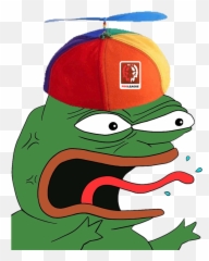 Judge Justified - Sad Pepe Png,Propeller Hat Png