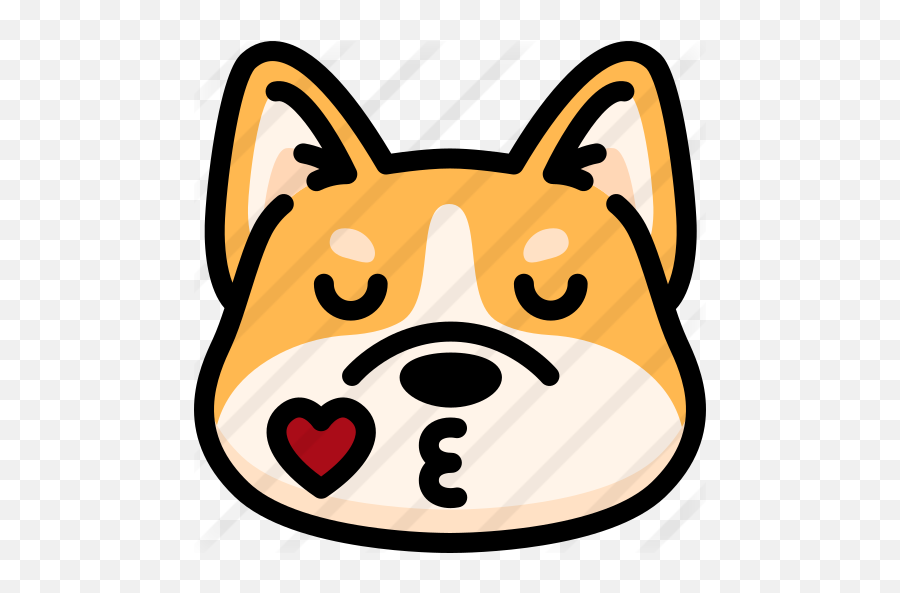 Kiss - Siberian Husky Husky Emoji Png,Corgi Png