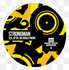 Strongman - Magic Rock Brewing Magic Rock High Wire Grapefruit Apa Pale Beer Png,Strong Man Png