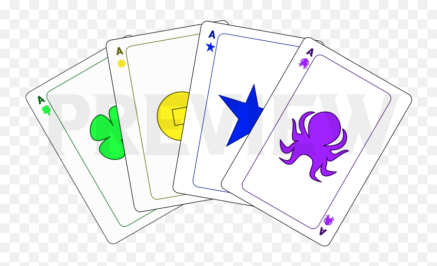 Cards In 8 Suits - Playing Card Png,Card Suits Png