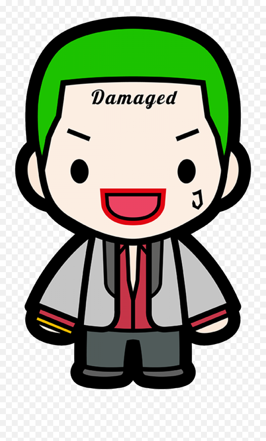 Jared Leto Joker - X Men Chibi Colossus Clipart Full Size Cartoon Jared Leto Joker Png,Colossus Png