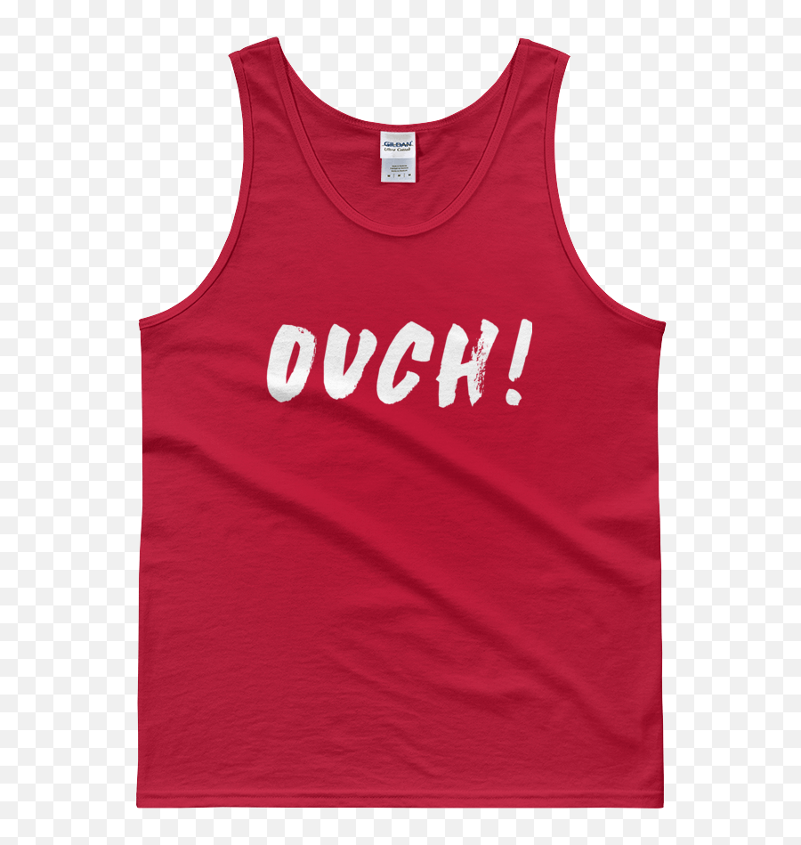 Ouch Chad Tank Top From Salient Arts International - Ouch Pink Tank Top Png,Ouch Png
