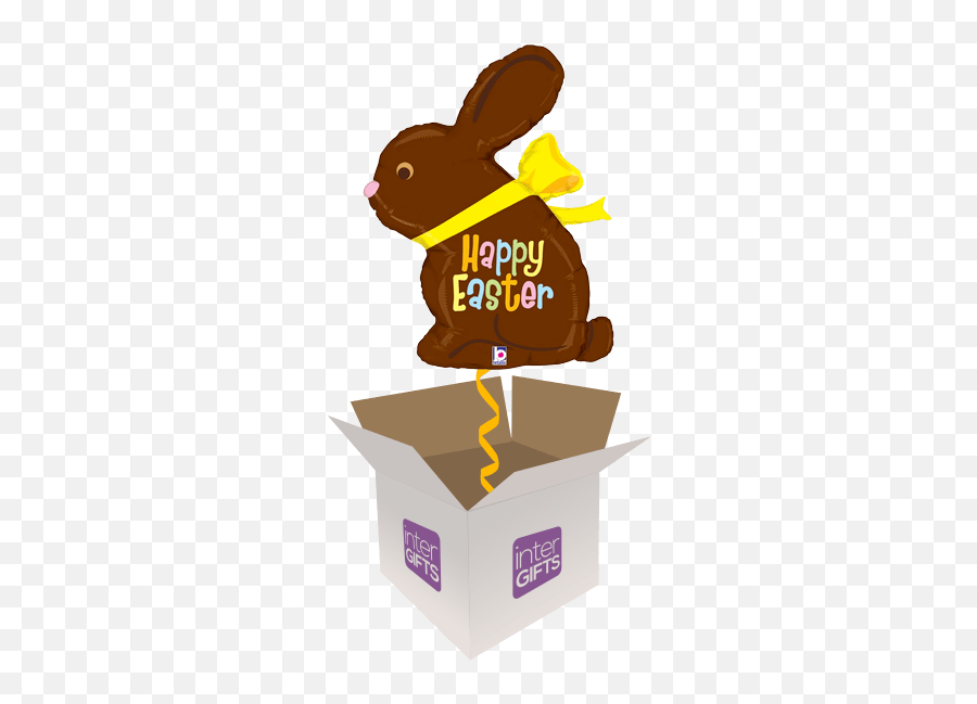 Download 39u2033 Chocolate Easter Bunny - Balloons With 50th Congratulations On Passing Your Png,50th Birthday Png