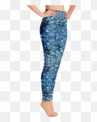Watercolour Whale Shark Leggings U2014 Nü Wave - Yoga Pants Png,Whale Shark Png
