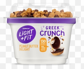 Peanut Butter Delight Greek Crunch Light U0026 Fit - Light And Fit Greek Yogurt Crunch Png,Peanut Butter Transparent