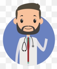 Cartoon Beard Png - Physician The Bearded Cartoon Doctor Drawing Png