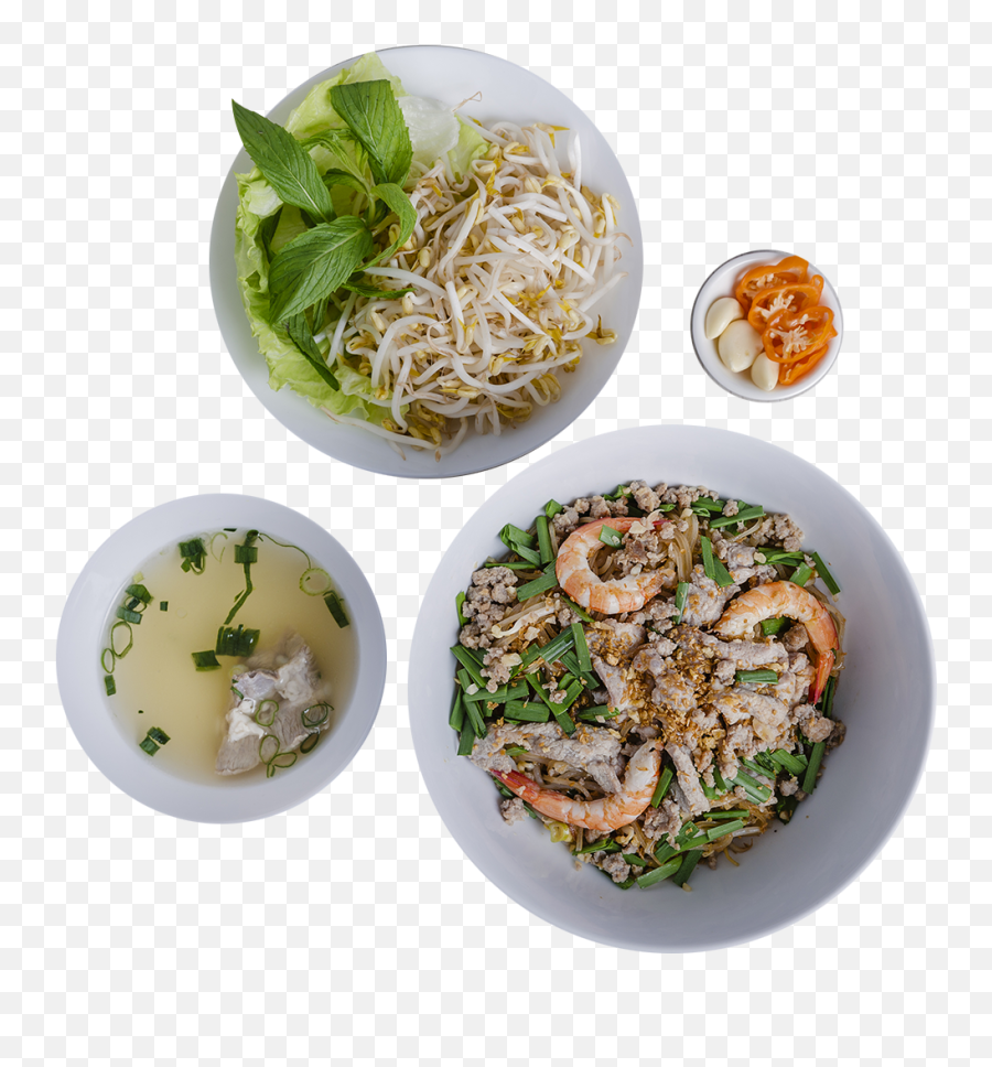 38a Soft Bone Pork With Rice Noodle Soup Or Dried - Papa Vietnamese Food Bún Bò Hu Png,Noodle Png