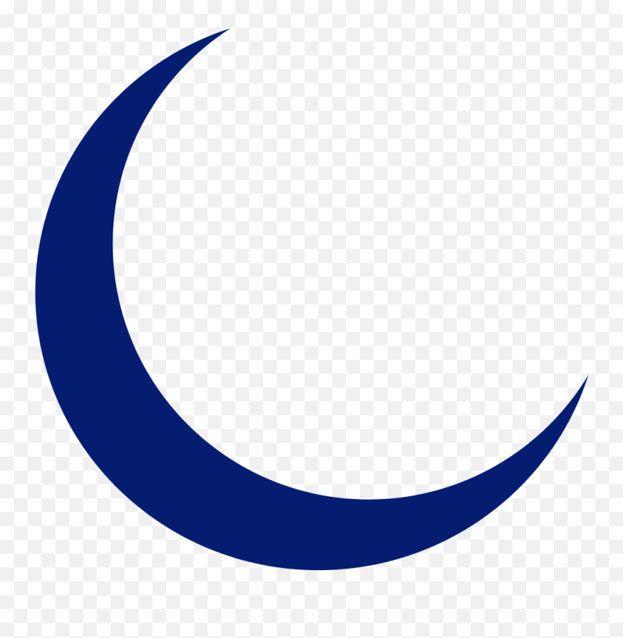 Half Moon Png Images 1 Image - Croissant De Lune Bleu,Crescent Moon Png Transparent