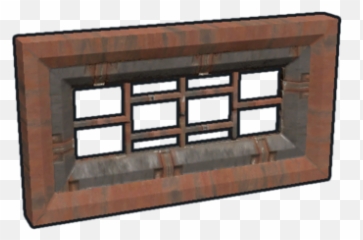 Reinforced Window Bars - Rust Windows png