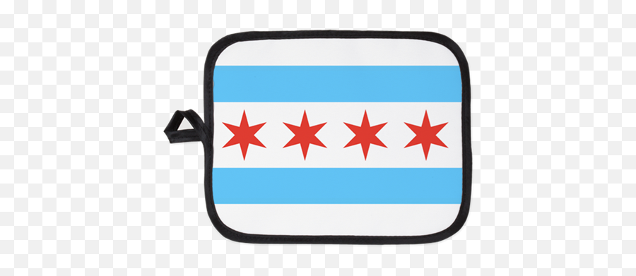Download Chicago Flag Pot Holder - State Flag Of Chicago Png,Chicago Flag Png