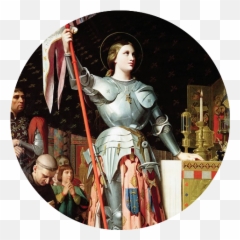 My French Life - Ma Vie Française Joan Of Arc On Corronation Charles Vii In The Cathedral Reims png