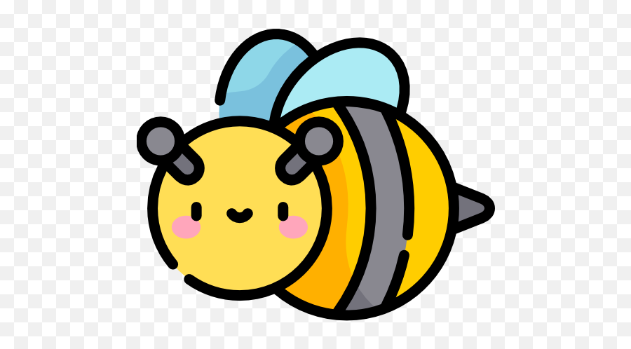 Cute Easy Drawings Bee Icon Icons - Avejas Kawaii Dibujo Png,Free Bee Icon