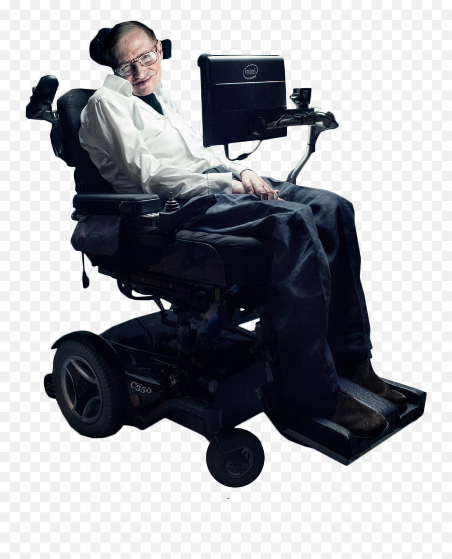Stephen Hawking In Wheelchair Png Image - Stephen Hawking In Wheelchair,Wheelchair Transparent