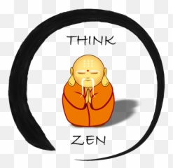 Zen Symbol With Buddha Tote Bag - Happy png
