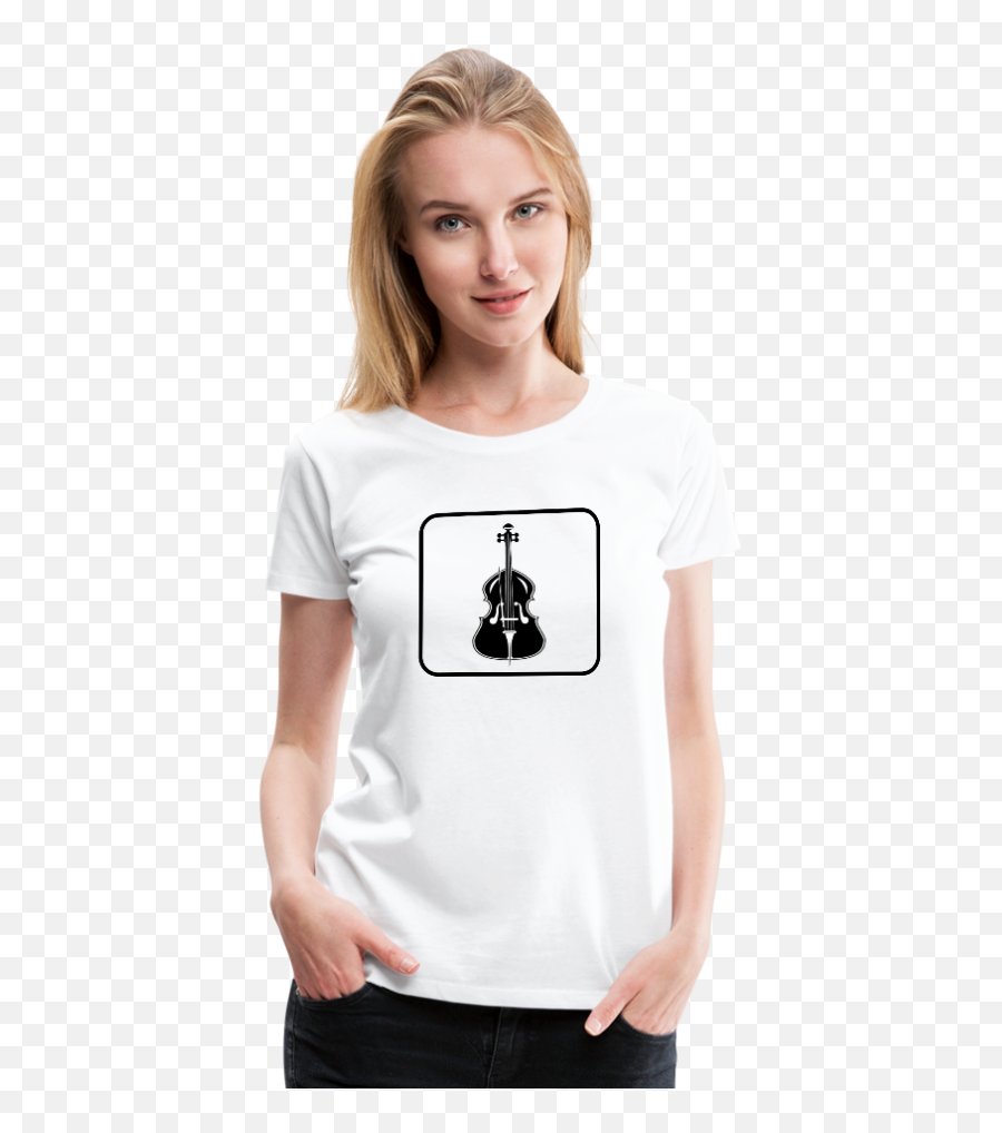 Womenu0027s Upright Bass Icon T - Shirt U2013 Bunny And Butters Png,Bass Icon
