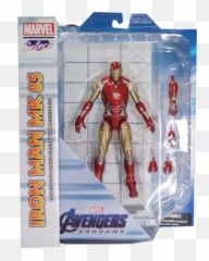 Gifts Greetings Diamond Select Toys - Marvel Select Avengers Endgame Iron Man Mk 85 png