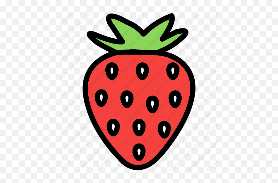 Download Strawberry Vector Icon Inventicons - Dot Png,Strawberry Icon