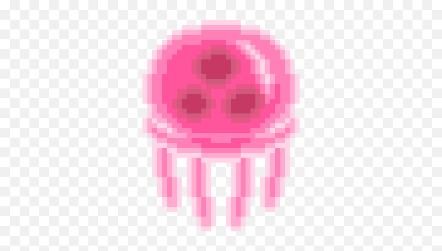 Undergrund Pixel Animated Gif Pink Jellyfish Animation - Motif Animal Crossing Ds Png,Transparent Jellyfish