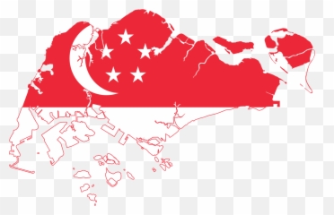 Vast Overseas Education - Singapore Flag Map png