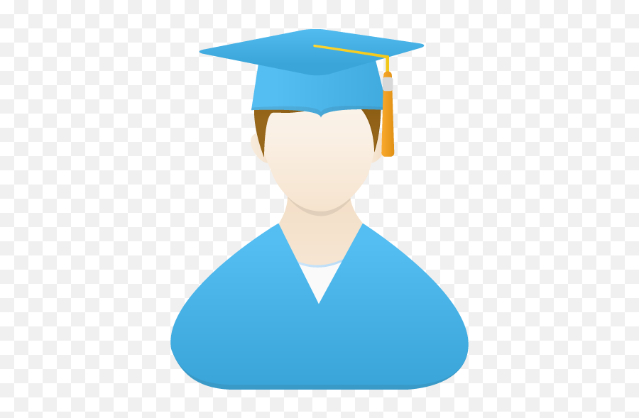 Graduate Male Icon Flatastic 7 Iconset Custom Design Png Image