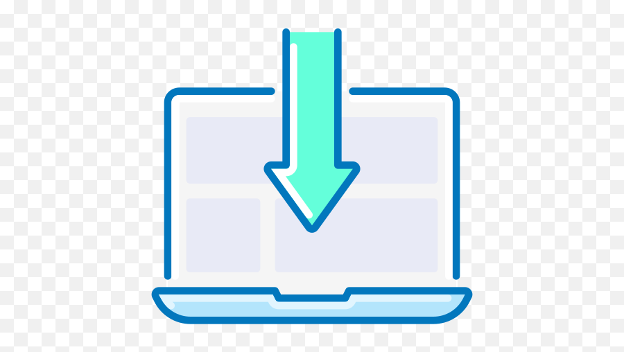 Laptop Downloading Free Icon Of Web - Vertical Png,Icon For Laptop