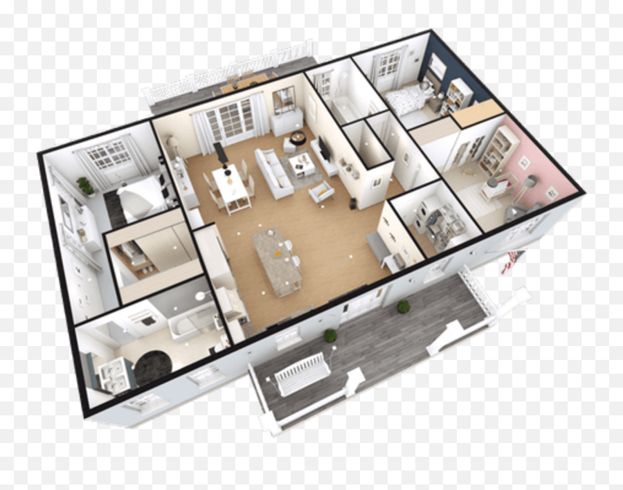 Online 3d Floor Plan Creator - Cedreo Render Online Png,3d Rotate Icon