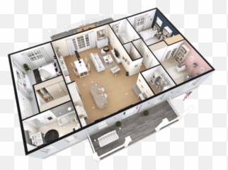 Online 3d Floor Plan Creator - Cedreo Render Online Png,3d Rotate Icon