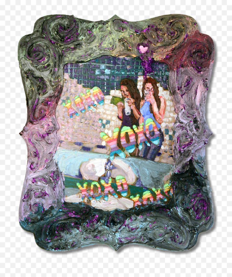 Xoxo Kylie Jenner Like Back Girls Painting By Annelie Mckenzie - Craft Png,Kylie Jenner Transparent