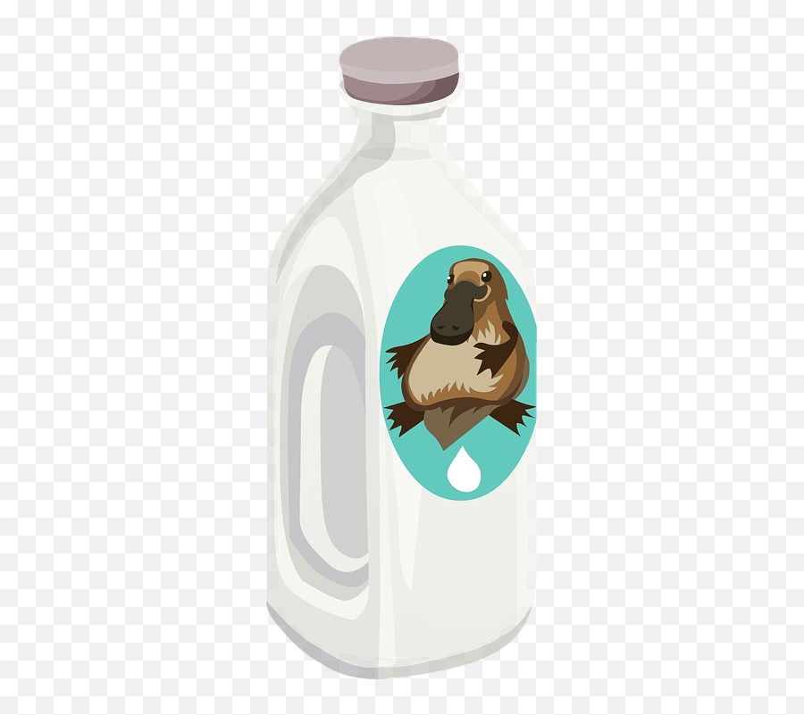 Bottle Milk Platypus - Free Vector Graphic On Pixabay Milk Png,Platypus Png