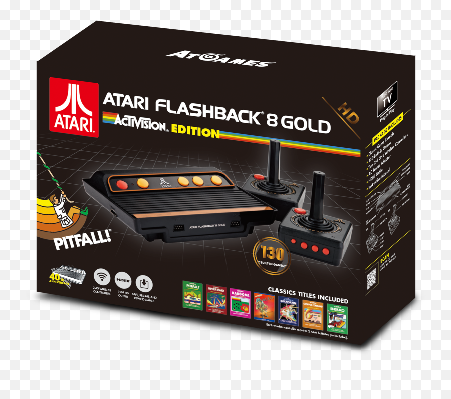 Activision - Atari Flashback 8 Gold Activision Edition Png,Atari Png