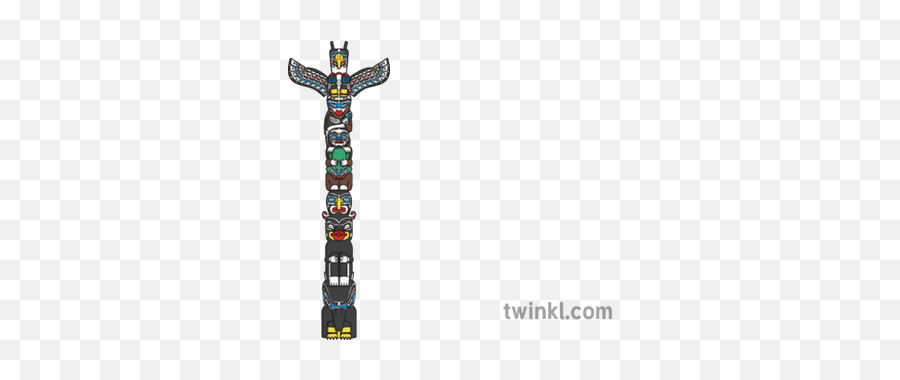 Totem Pole 1 Illustration - Giraffe Png,Totem Pole Png