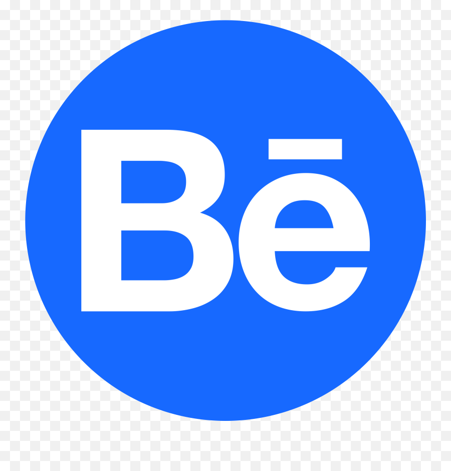 Behance Logo Png Transparent Svg - Transparent Behance Logo,Blue Circle Logo