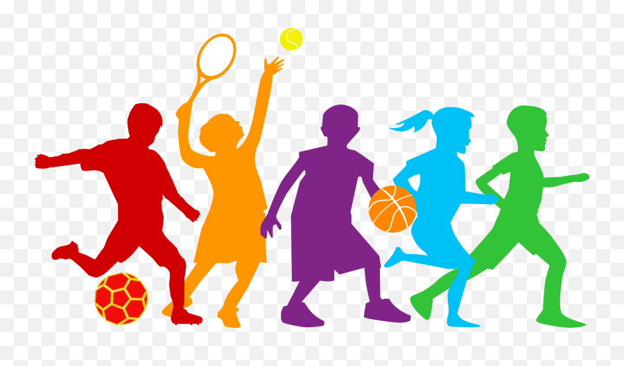 Sports Clipart Day Transparent - Kids Sports Silhouette Png,Sports Png