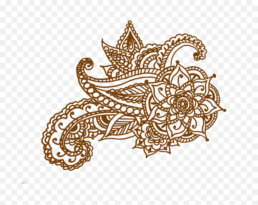 Collection Of Free Vector Lace Henna Do 1593530 - Png Mehndi Design Png Hd,Lace Png