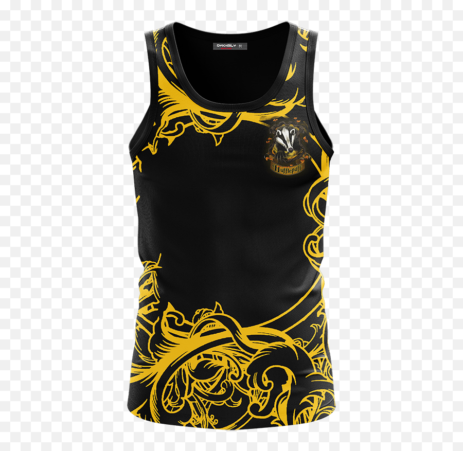 Loyal Like A Hufflepuff Harry Potter 3d Tank Top - Active Tank Png,Hufflepuff Png