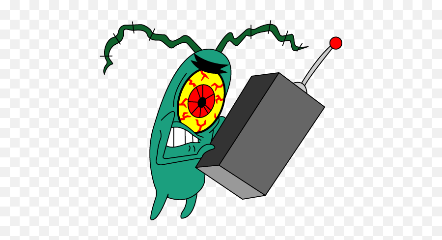 Protist Cliparts - Sheldon Plankton Png Download Clip Plankton From Spongebob,Plankton Png