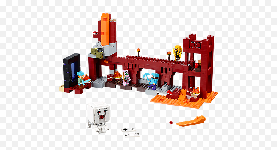 Lego The Nether Fortress - Lego Minecraft Nether Fortress Png,Nether Portal Png