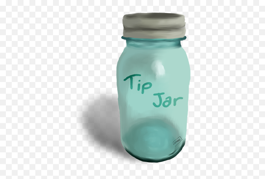 Tip Jar - Water Bottle Png,Tip Jar Png