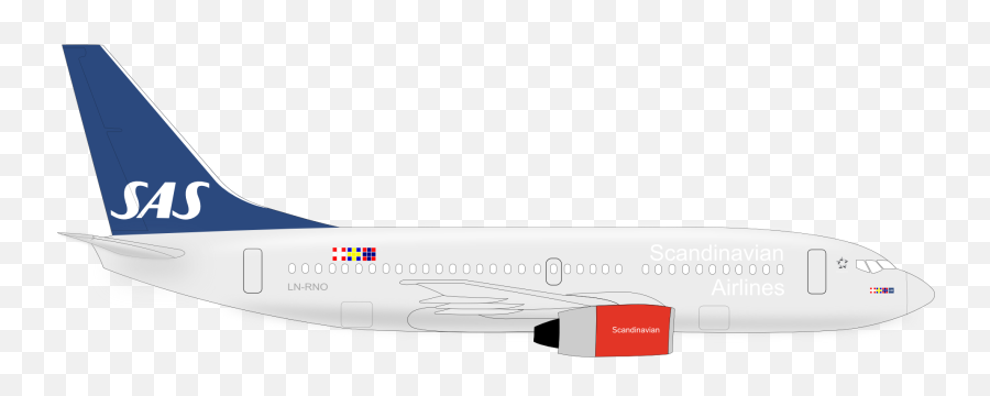 Sas Boeing 737 - Boeing 737 300 Sas Png,Boeing Png