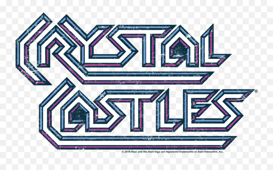 Atari Crystal Castles Logo Mens Tall - Crystal Castles Usa Atari 800 Png,Atari Logo Png
