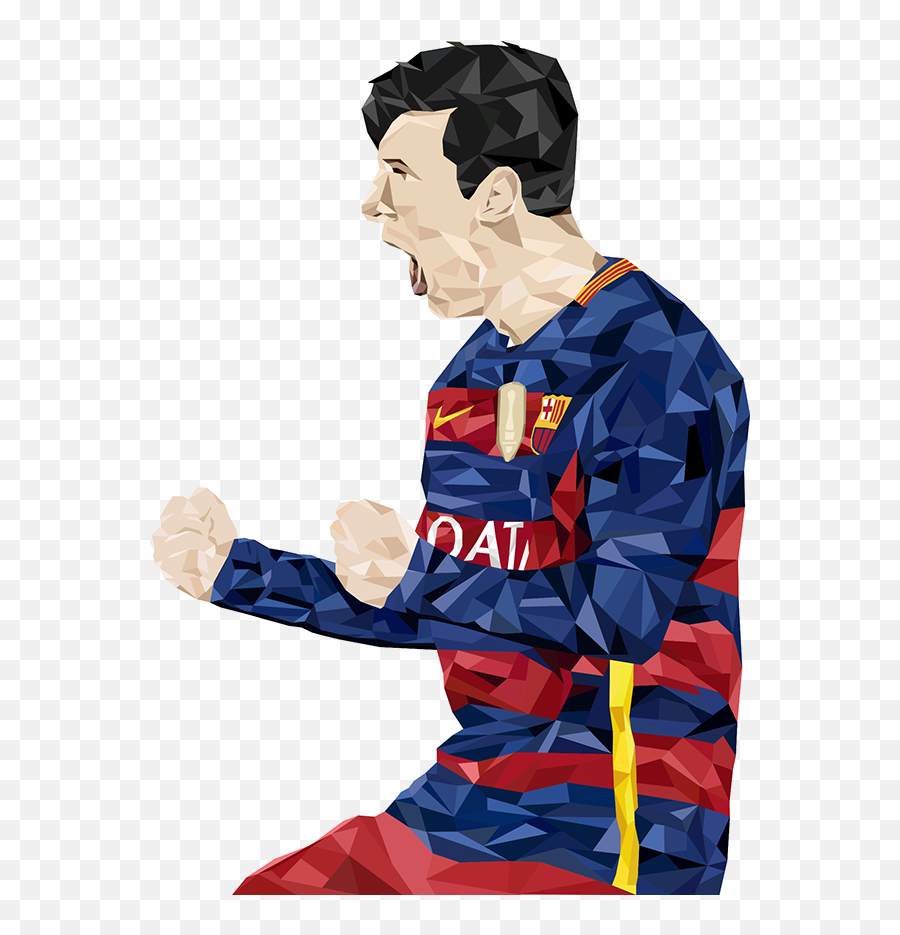Low Poly Art - Leo Messi Clip Art Png Transparent Png Full,Lionel Messi Png