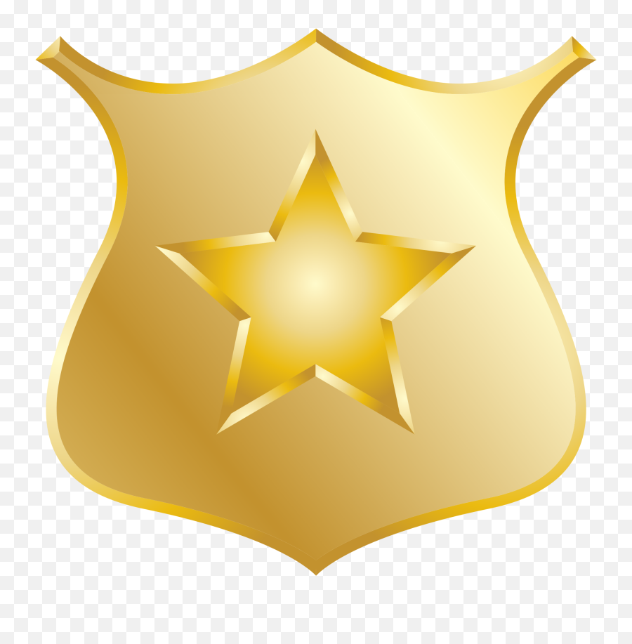 Download Gold Police Badge Icon - Shield Full Size Png Shield,Gold Shield Png